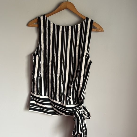 NEW JASON WU Striped crepe top XS - Picture 5 of 10